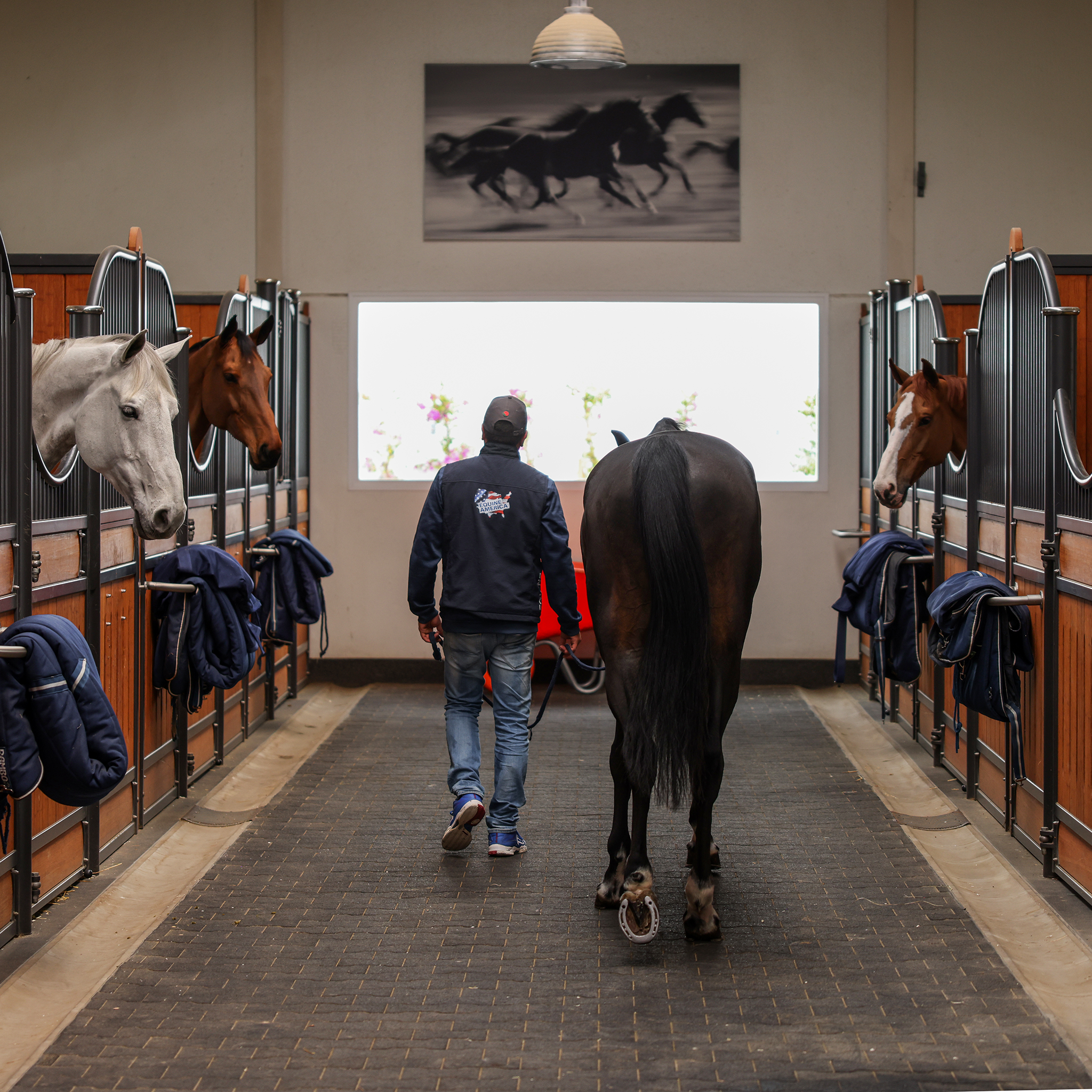 Stable Aisles Rubber Flooring